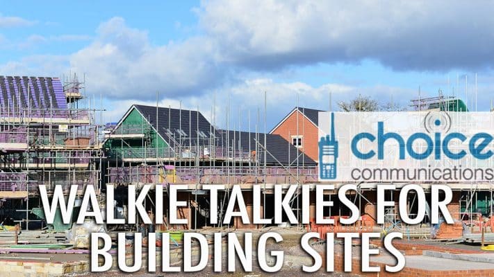 Walkie Talkies for Building sites Image