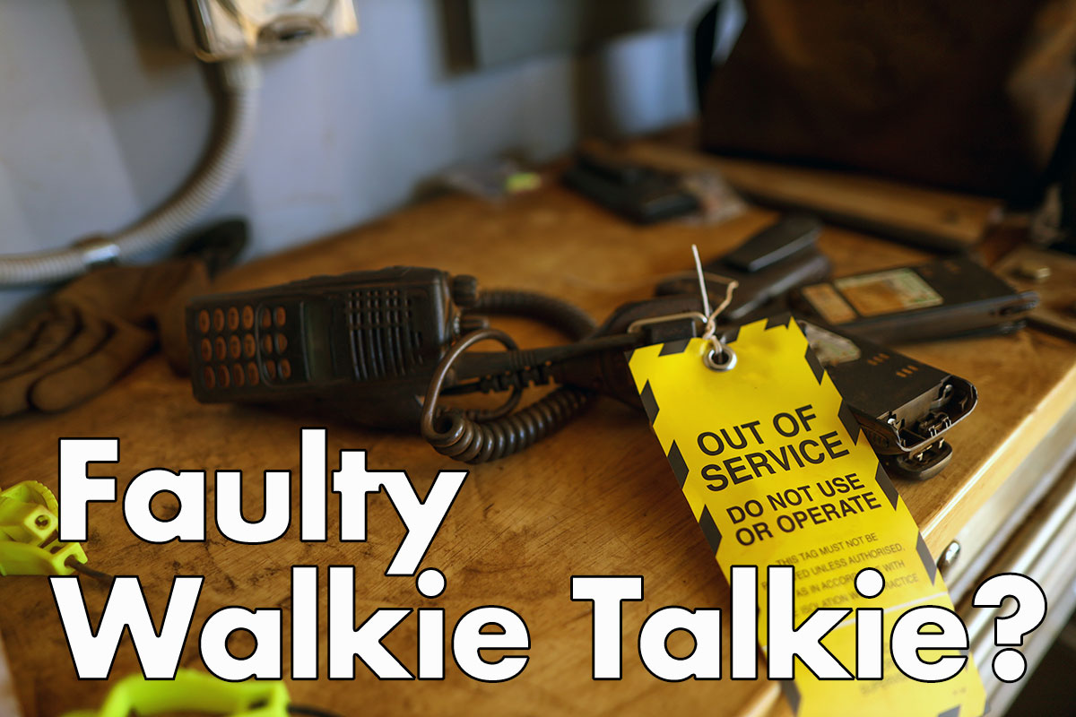 Common Walkie Talkie Faults